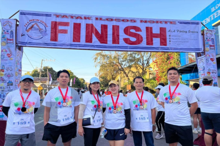 UCPBS Batac Branch Participates in a Fun Run that Unites the Community for a Meaningful Cause